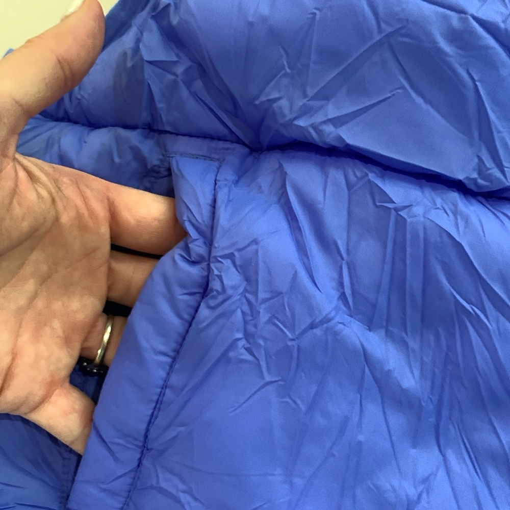 Simply Southern Periwinkle Blue Packable Puffer Vest NWT XL  Lightweight Travel - Picture 6 of 13